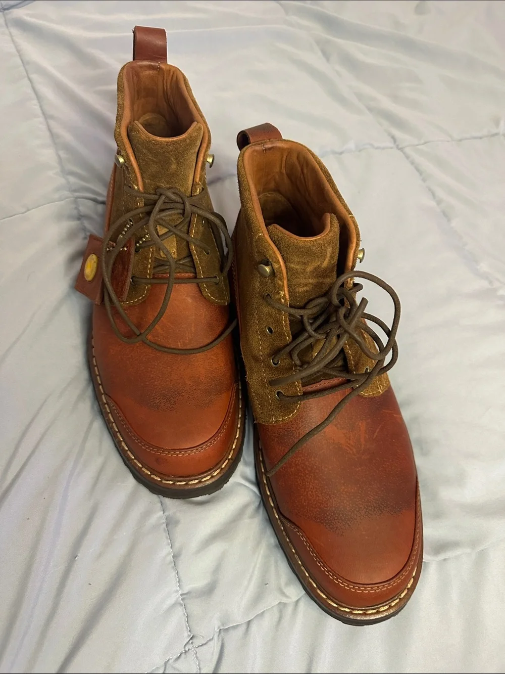 Timberland  Brown leather work boots